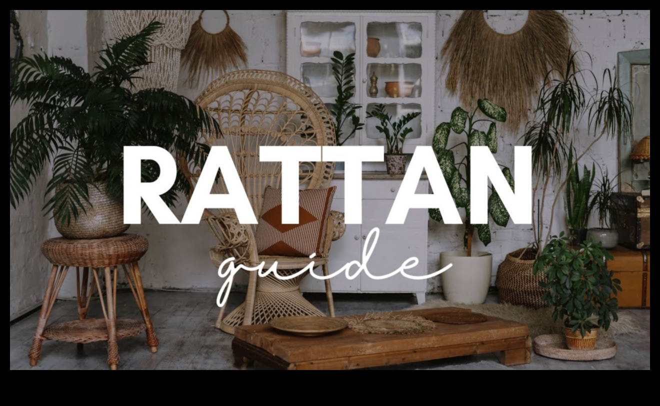 Moduri creative de a folosi Rattan în decorul casei